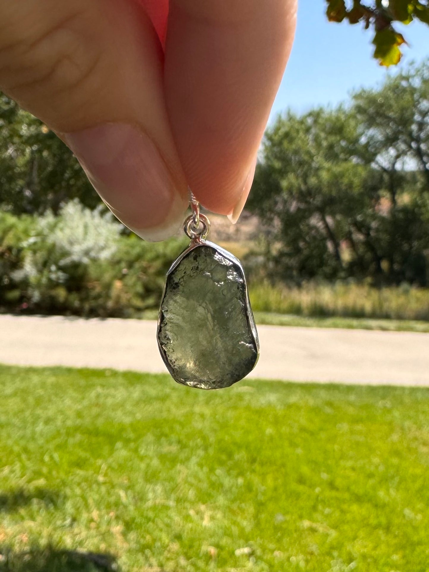 Moldavite Raw (IIII) Pendant