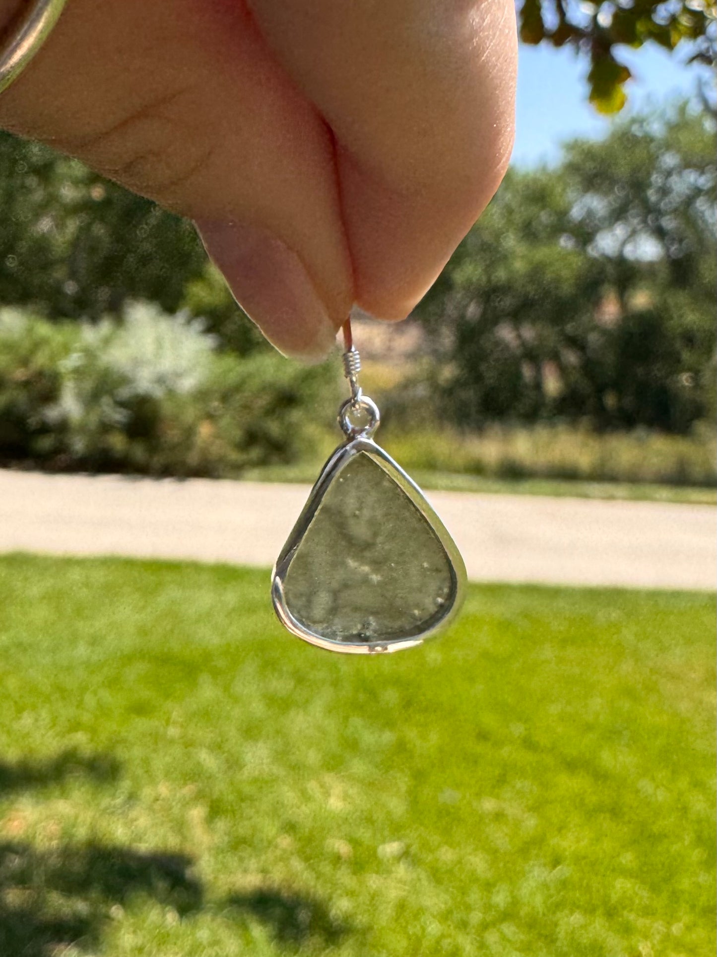 Moldavite Raw (III) Pendant