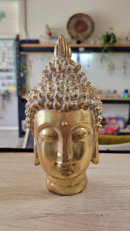 Gold Buddha Head