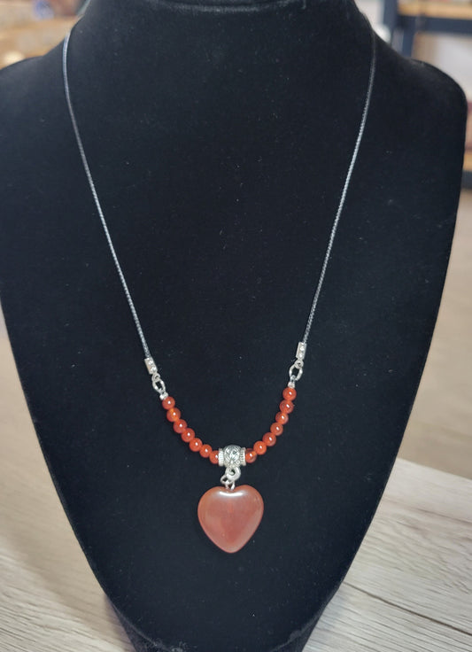 Heart Quartz Necklaces