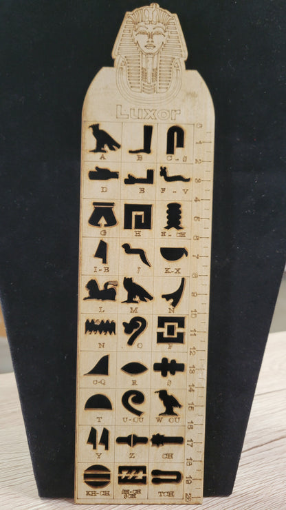 Egyptian Alphabet Stencil