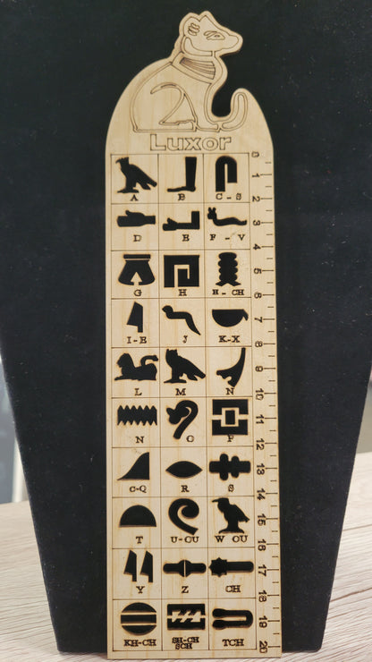 Egyptian Alphabet Stencil