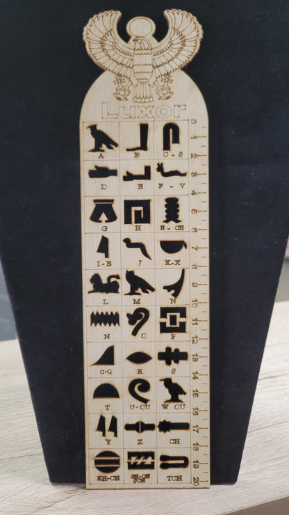 Egyptian Alphabet Stencil