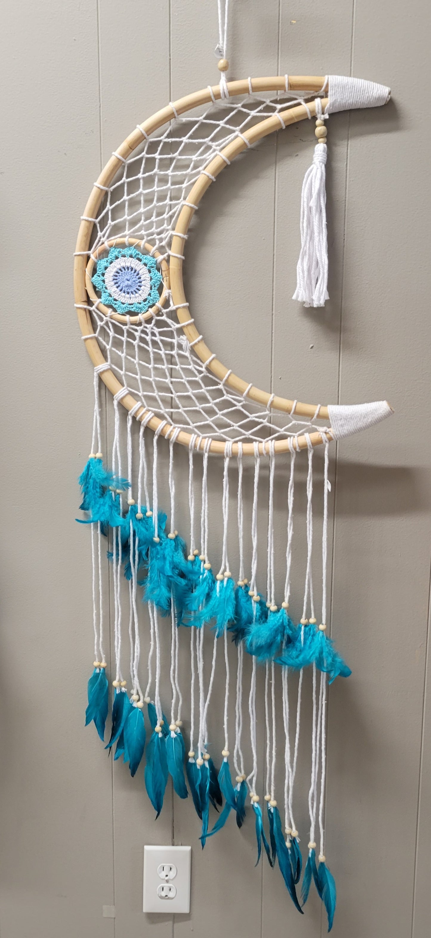 XL Moon Shaped Dreamcatcher