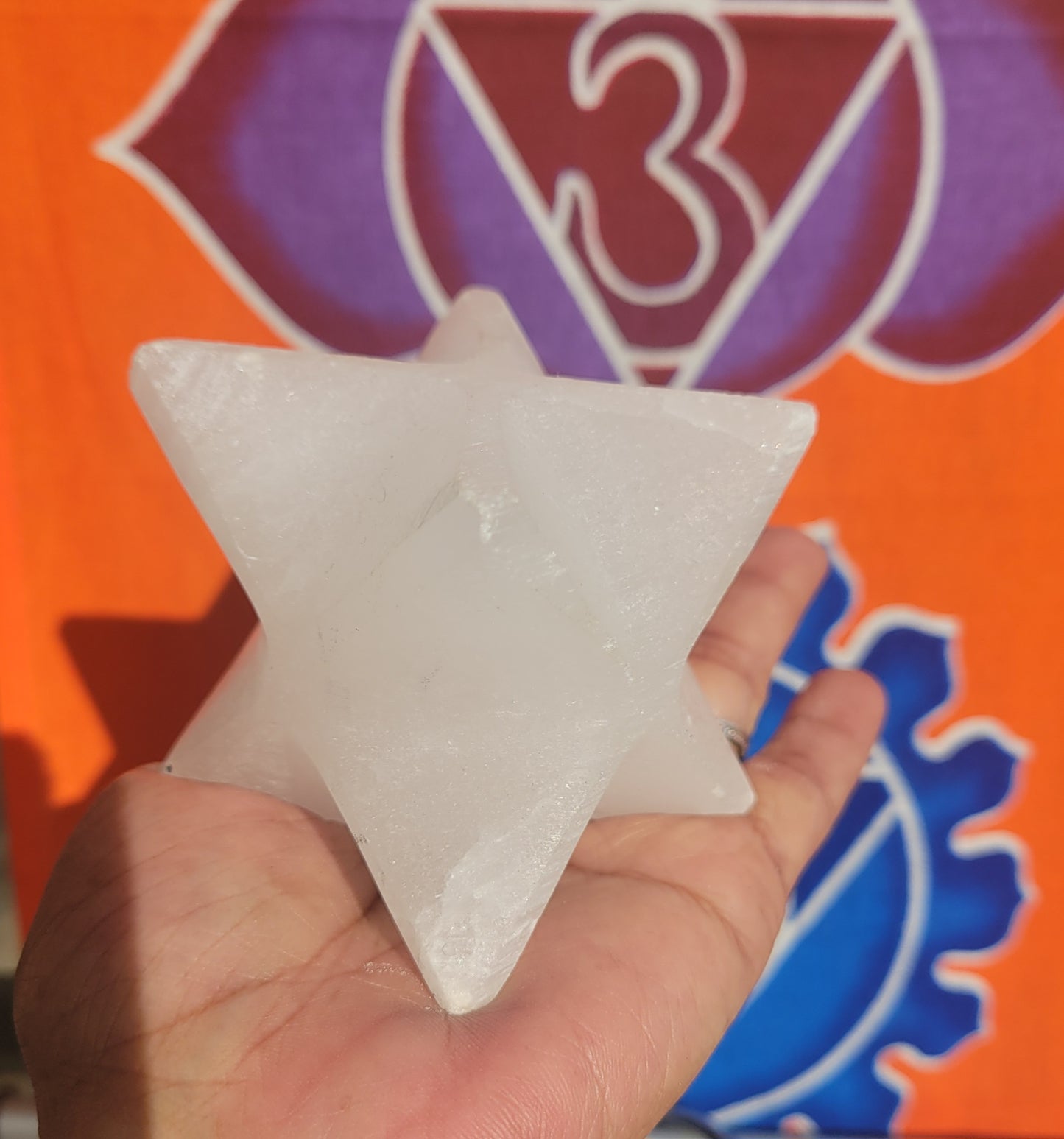 Selenite Merkaba