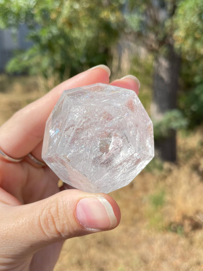 Clear Quartz Dodecahedron