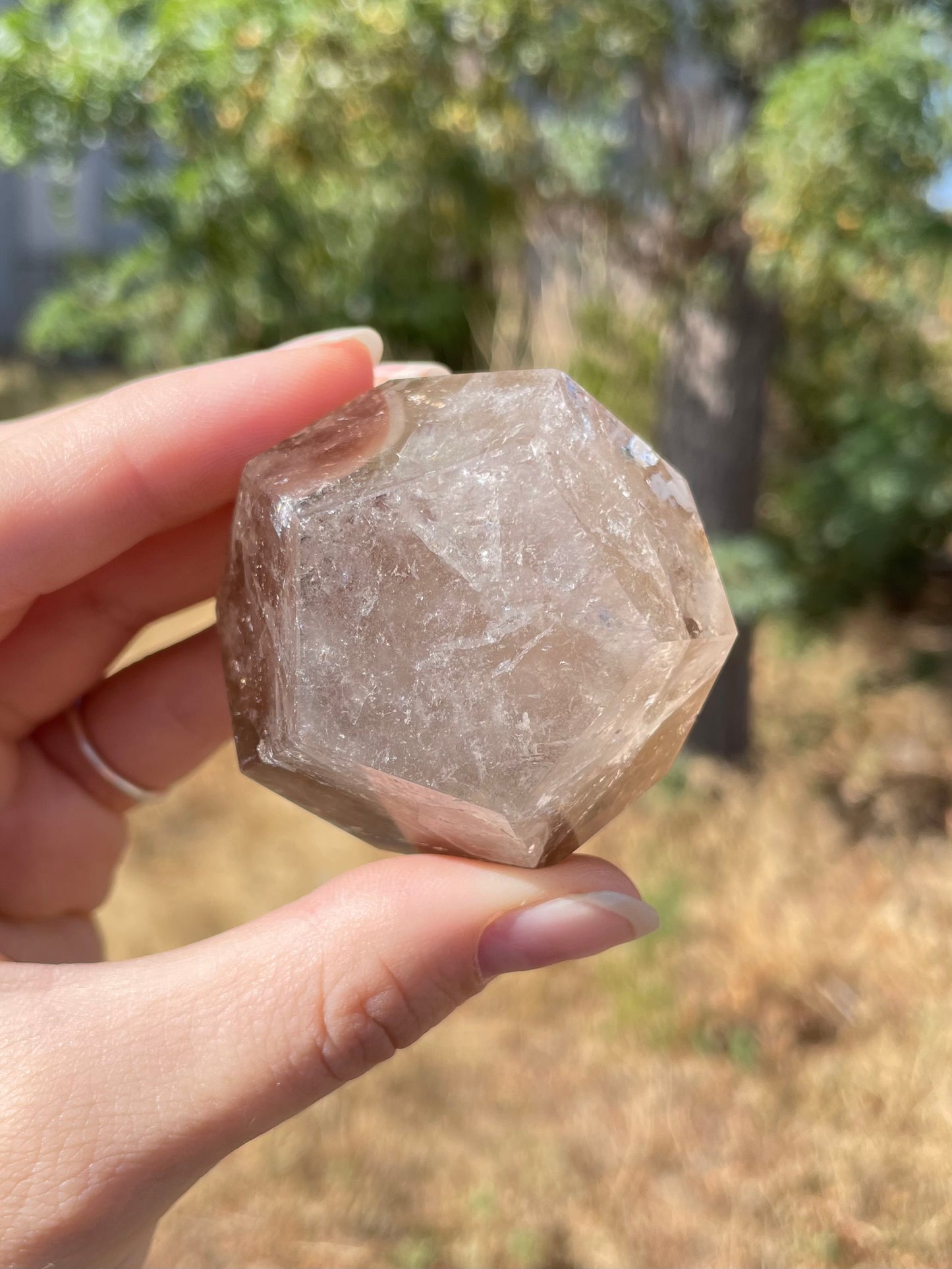 Smoky Quartz Dodecahedron