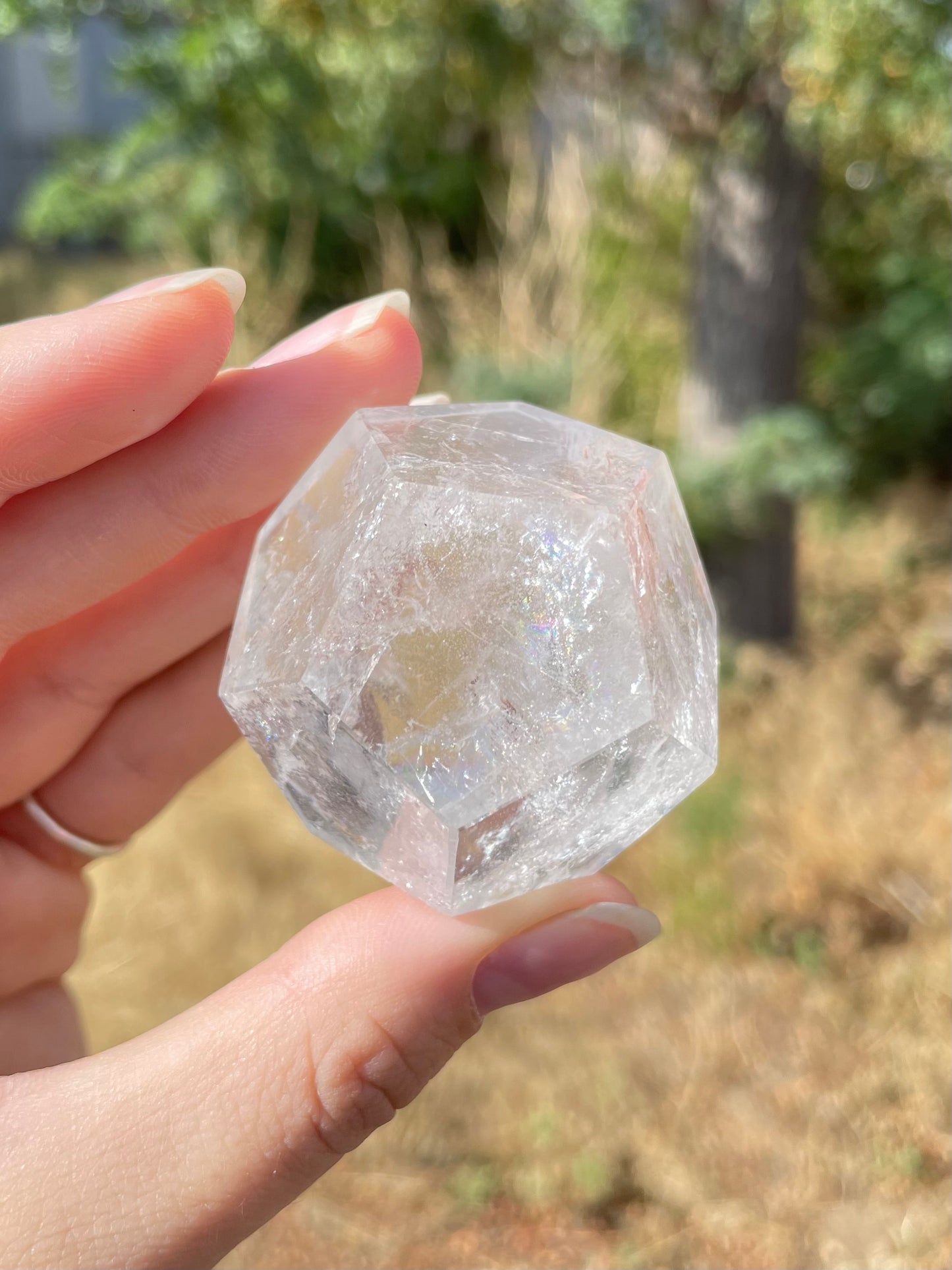 Clear Quartz Dodecahedron