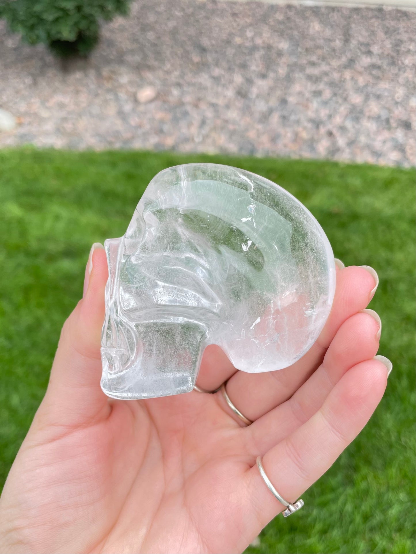 Clear Quartz Skull