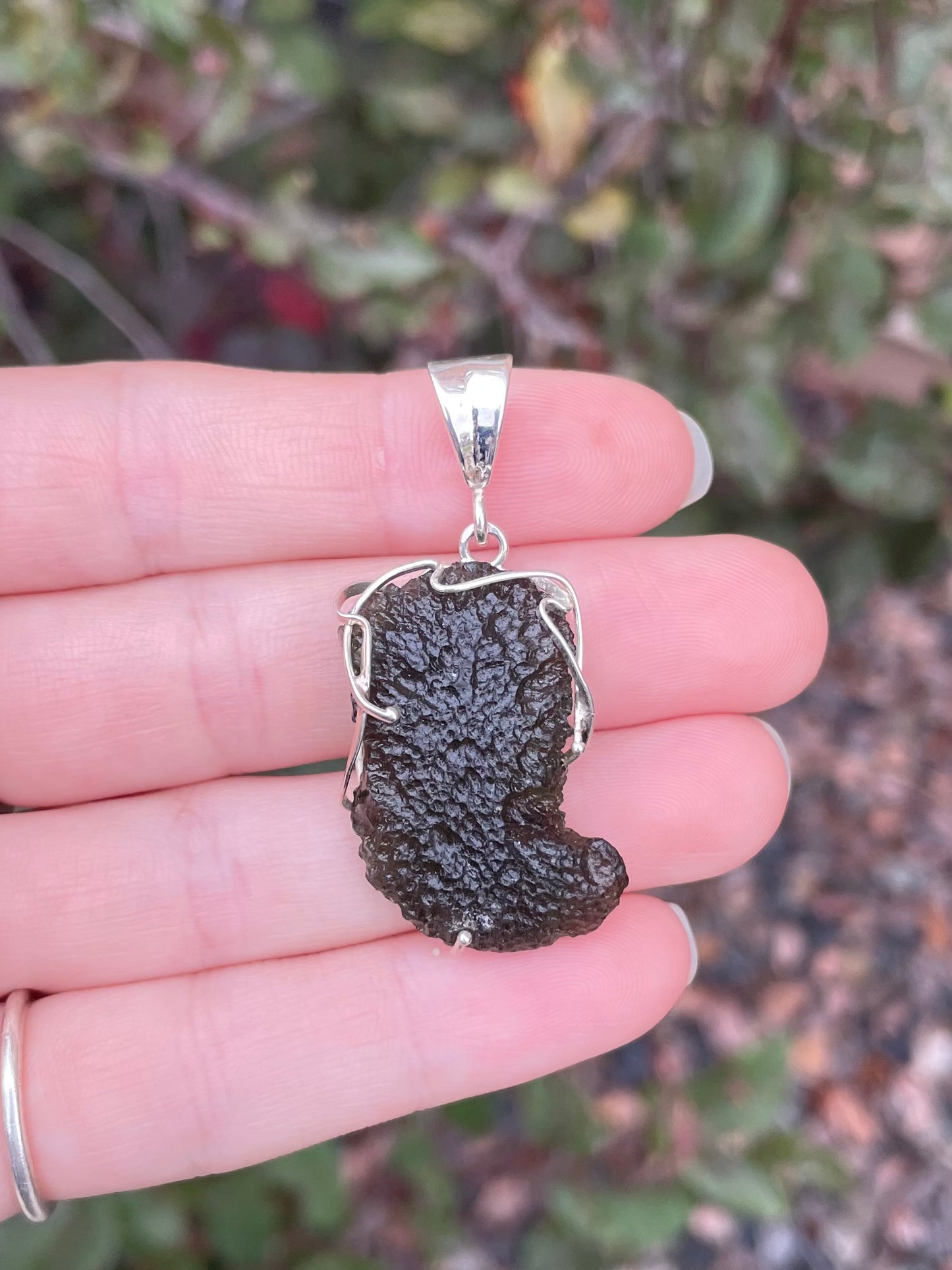 Moldavite Pendant