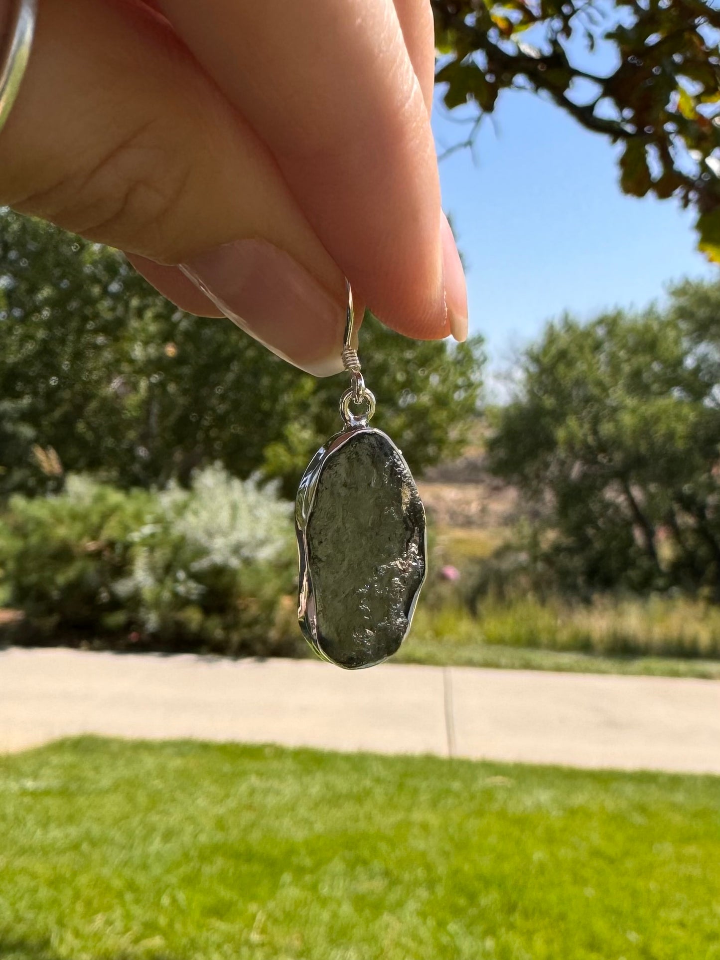 Moldavite Raw (II) Pendant