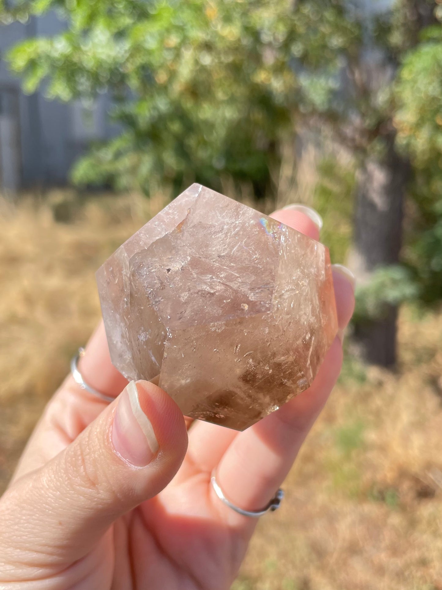 Smoky Quartz Dodecahedron