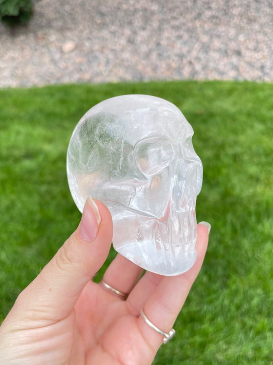 Clear Quartz Skull