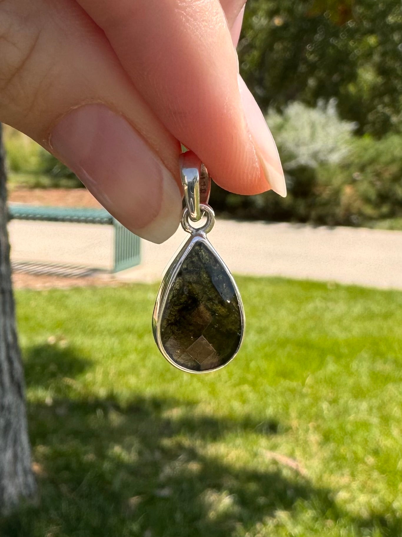 Faceted Moldavite (a)