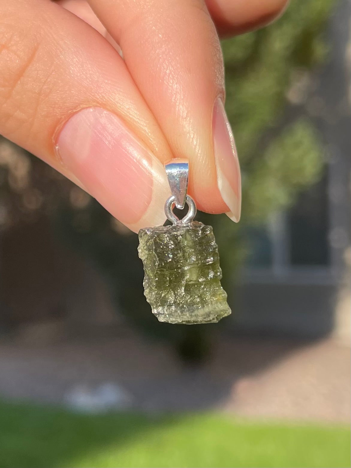 Moldavite Pendant (f)