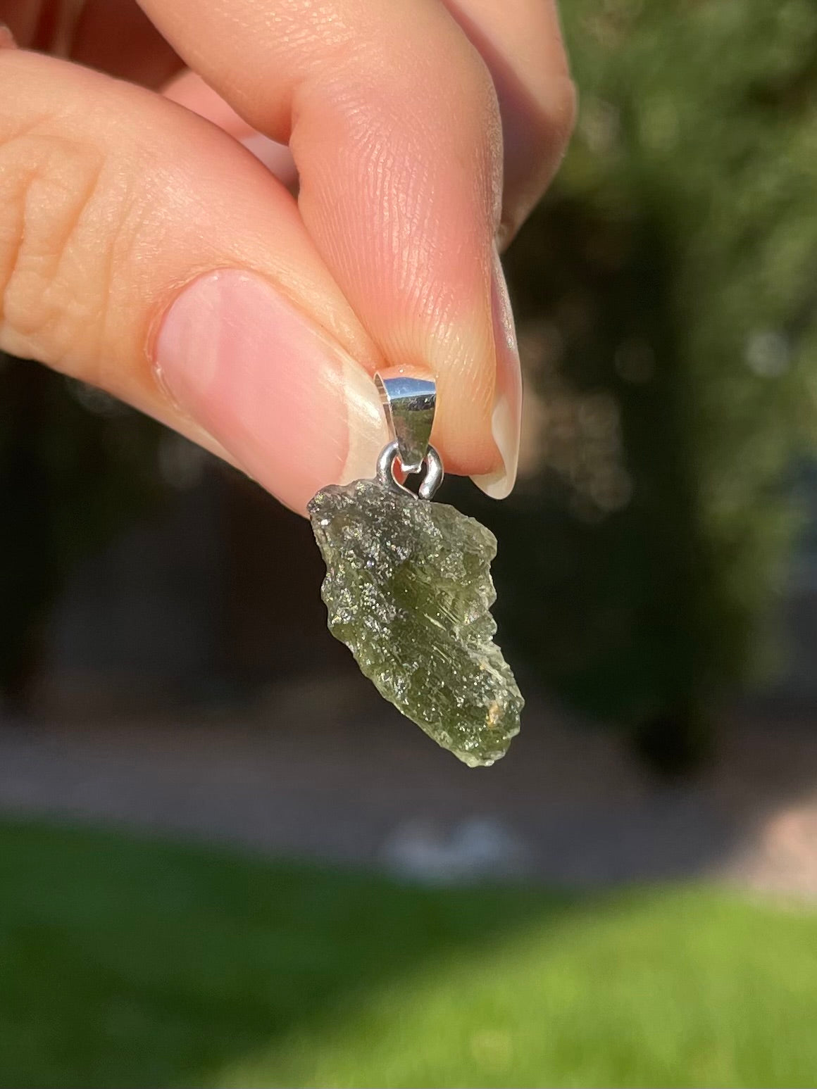 Moldavite Pendant (c)