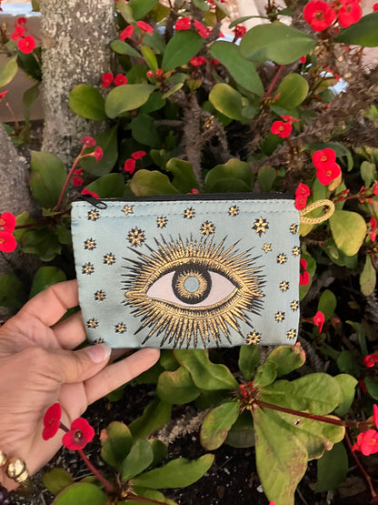 Turkish Evil Eye Coin Pouch