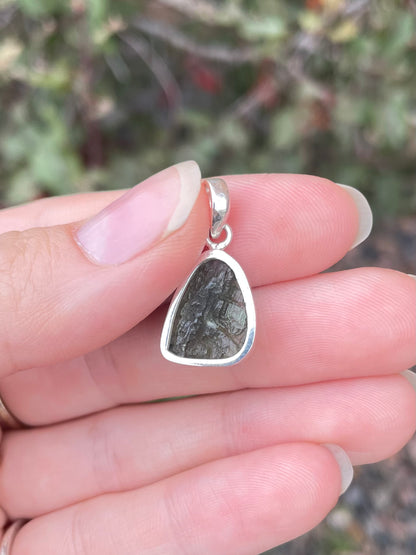 Moldavite Pendant