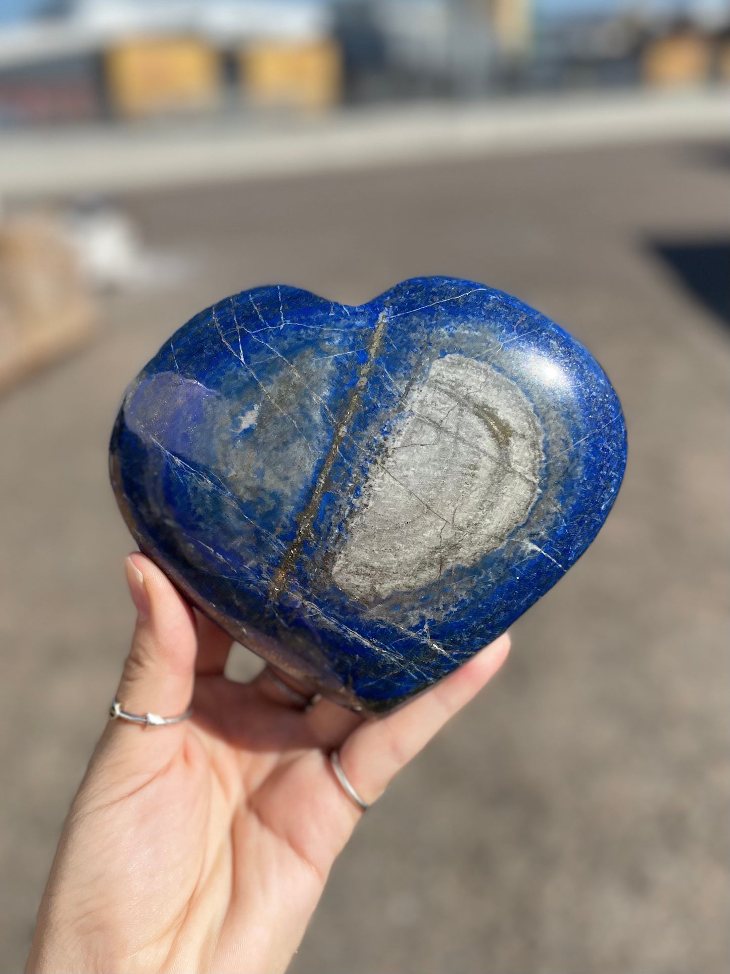 Lapis Lazuli Heart