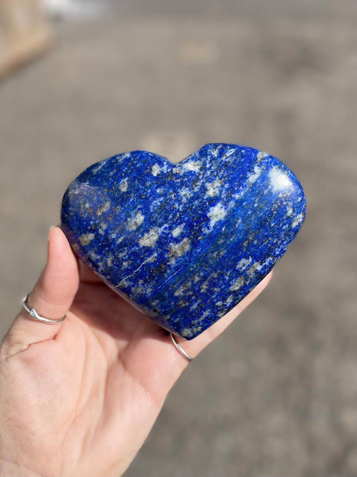 Lapis Lazuli Heart