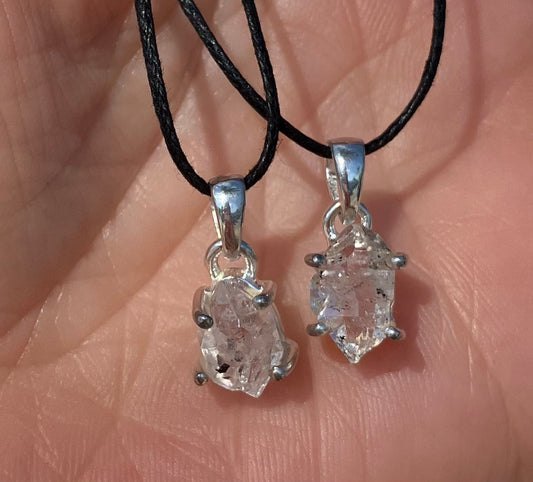 Herkimer Diamond Pendant 925 Silver