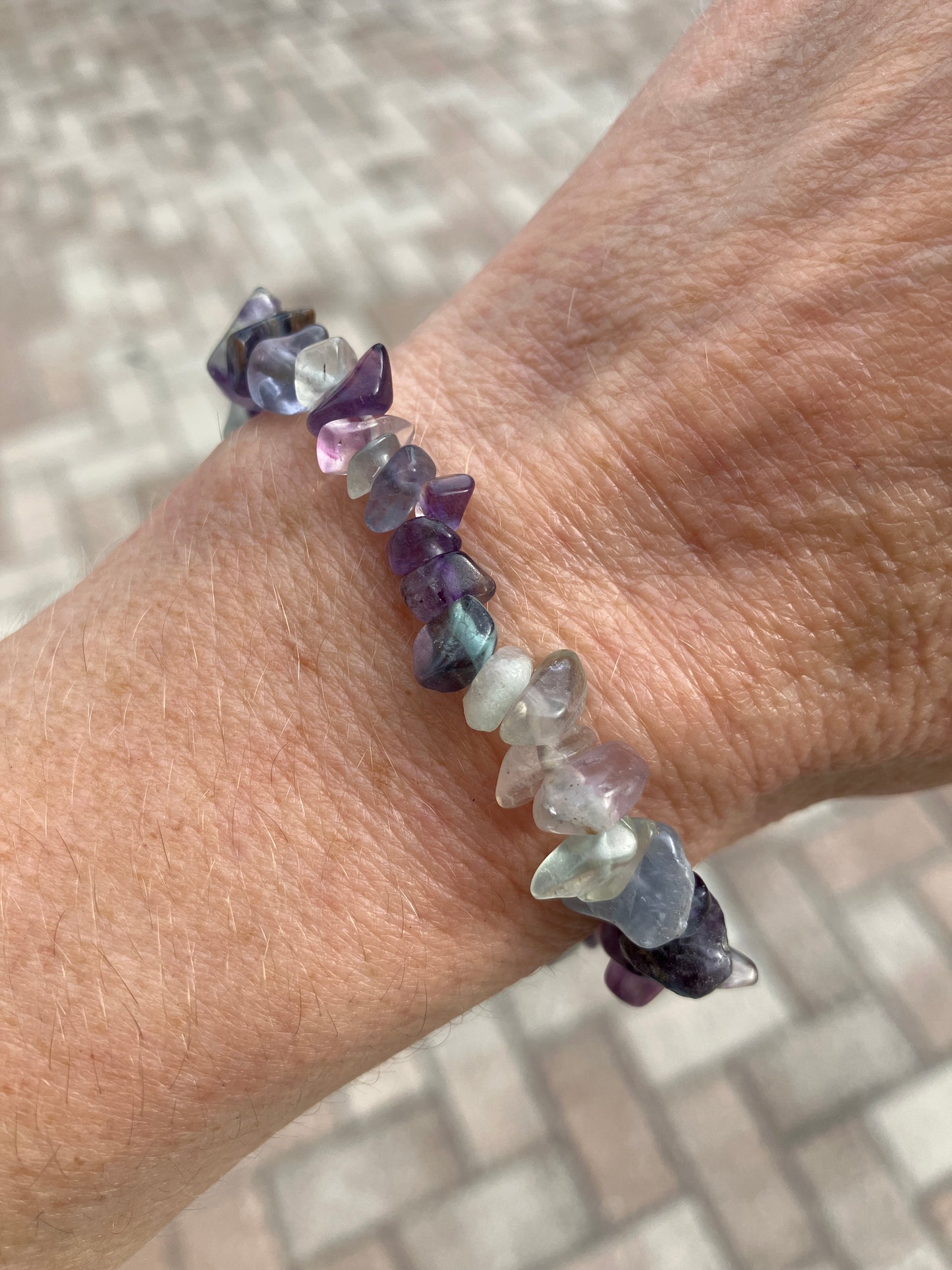 Quartz Chip Bracelets 6"