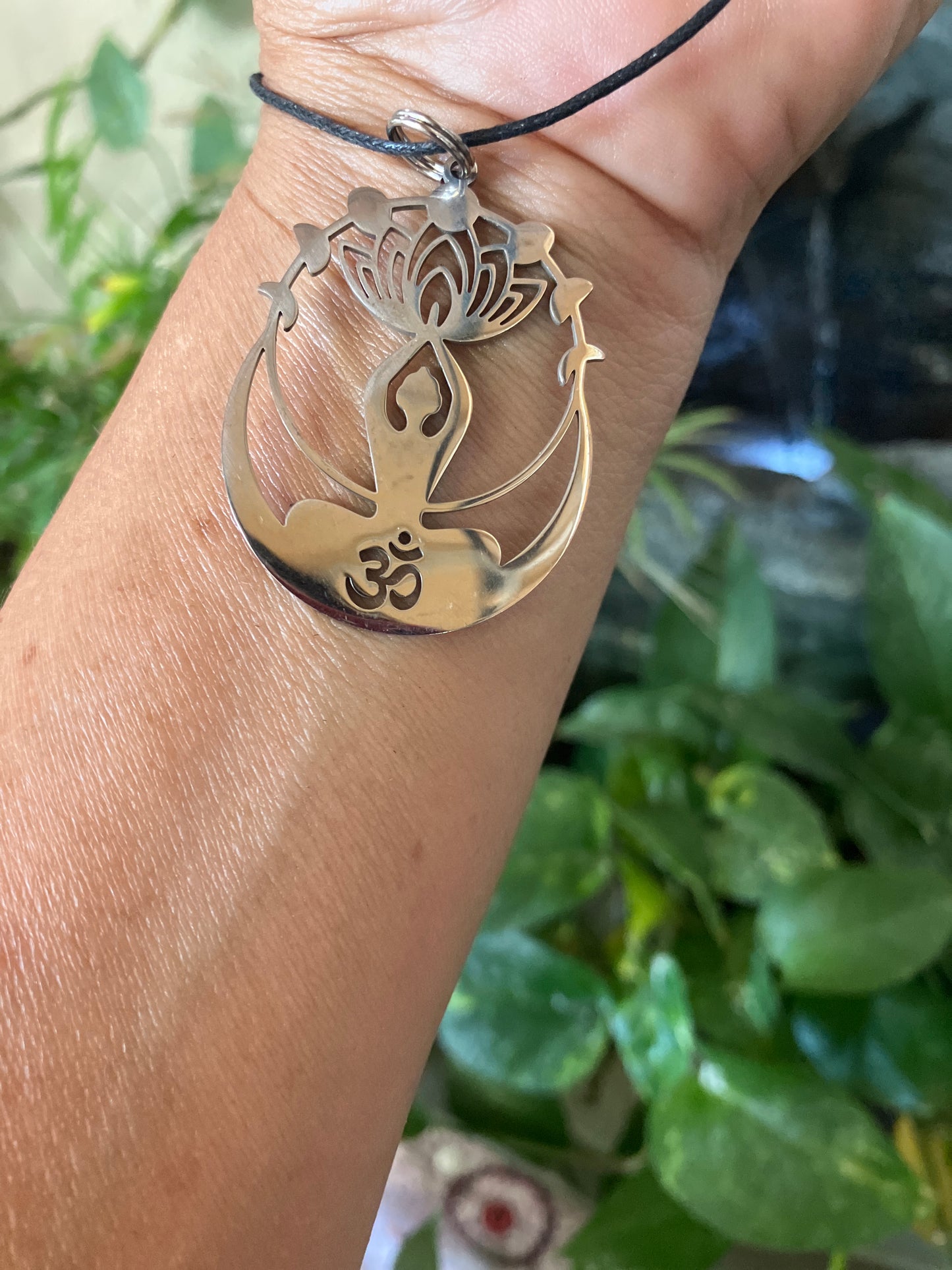 Goddess Lotus Moon Phase Pendant