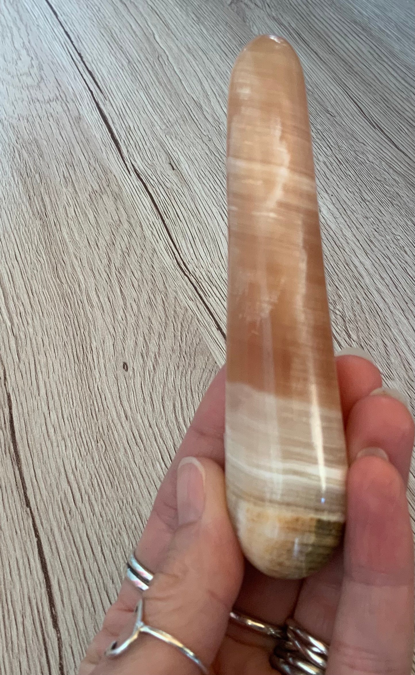 Honey Calcite Wand