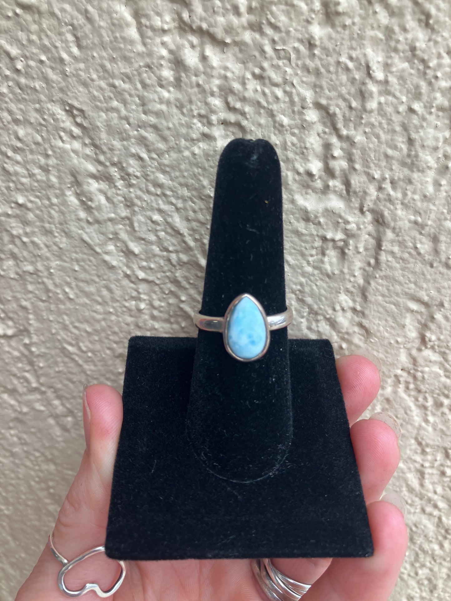 Larimar Ring Sterling Silver #2