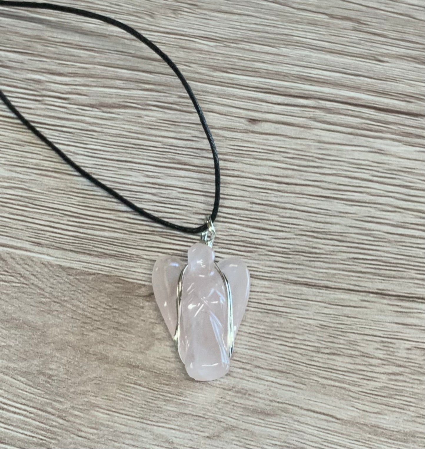 Quartz Angel Pendant