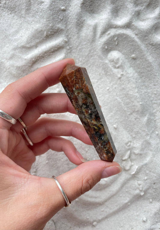 Spessartine Garnet Double Terminated Wand