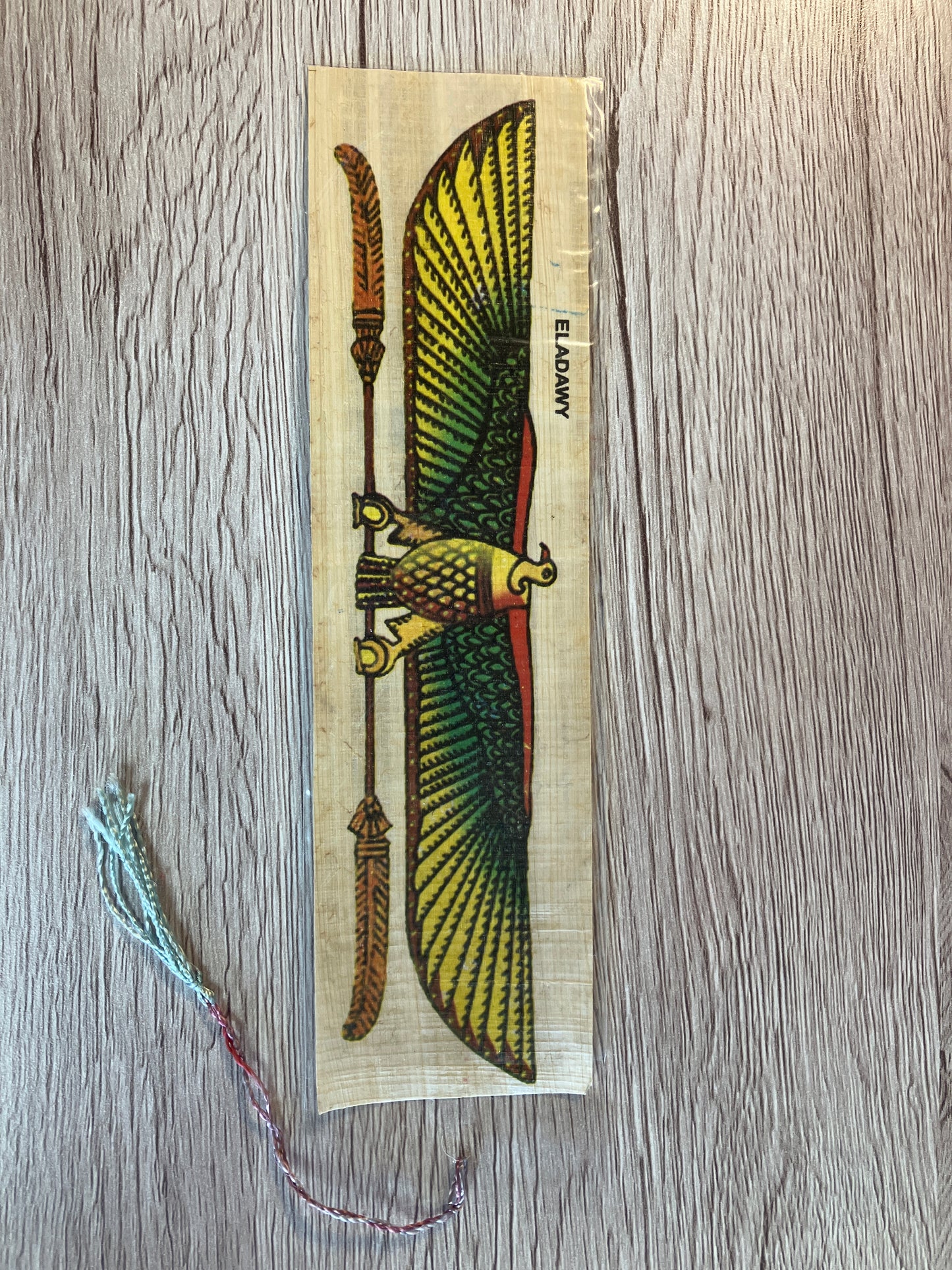 Egyptian Papyrus Book Mark Large