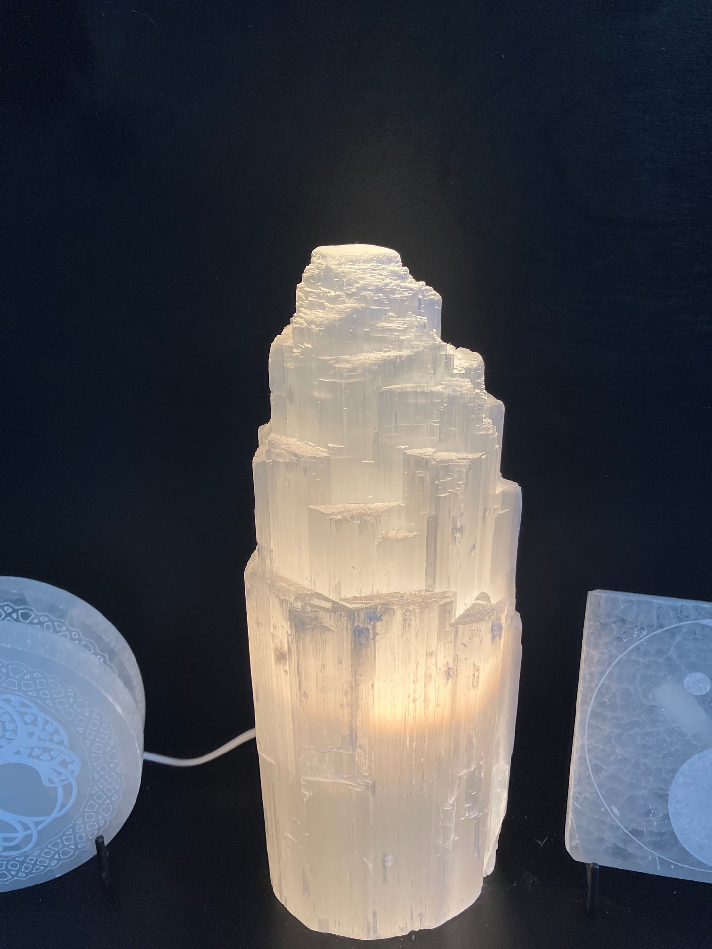 Selenite Lamp