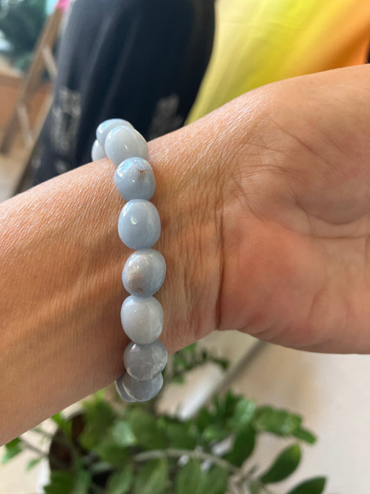 Angelite Tumblestone Bracelet