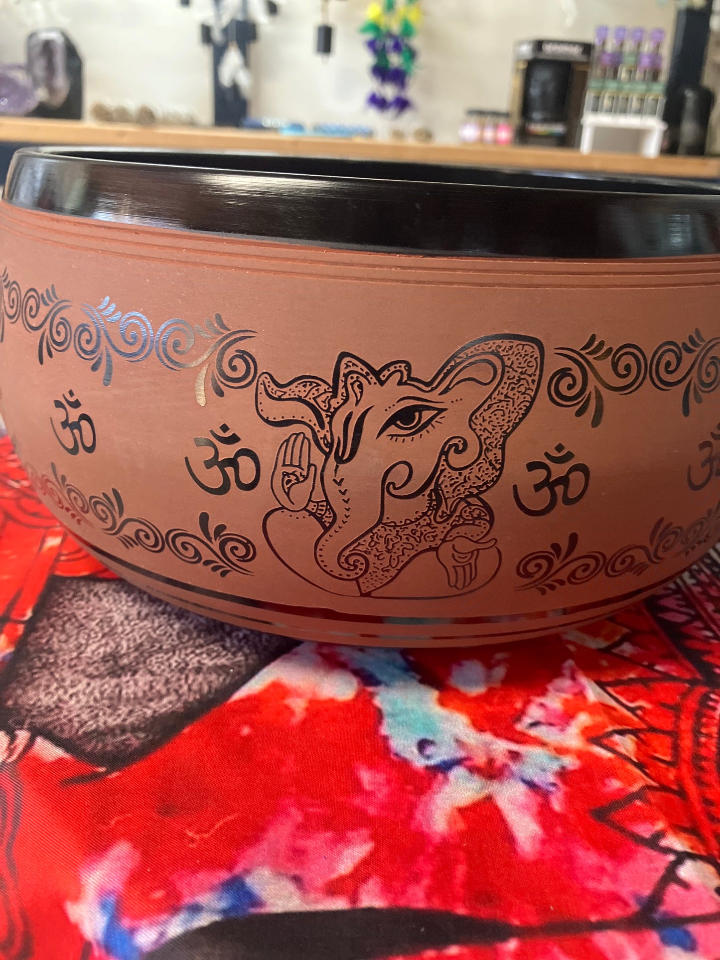 9 inch Ganesha Singing Bowl