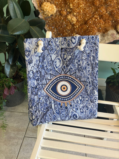 Turkish Evil Eye Tote Bag