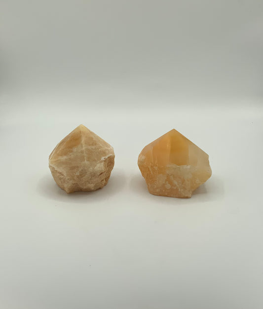 Orange Calcite Polished Point