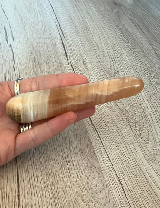 Honey Calcite Wand