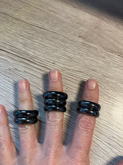 Magnetite and Hematite Ring