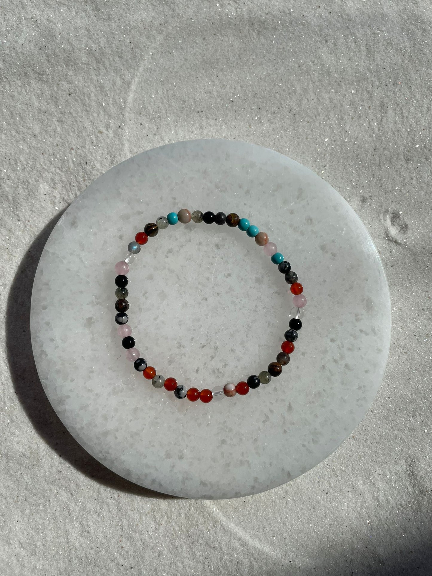 4mm Quartz Bracelet (thin) 7"