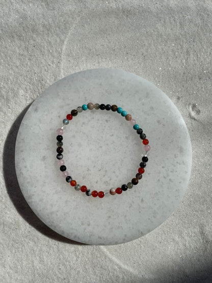 4mm Quartz Bracelet (thin) 7"